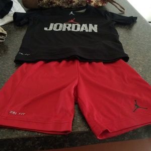 Boys Jordan short set